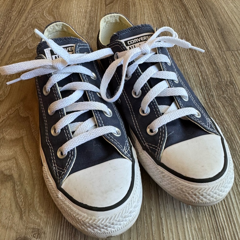 Converse Classic Navy and White Sneakers